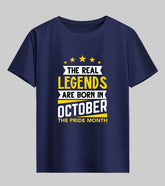 Born in October Half Sleeve T-Shirt